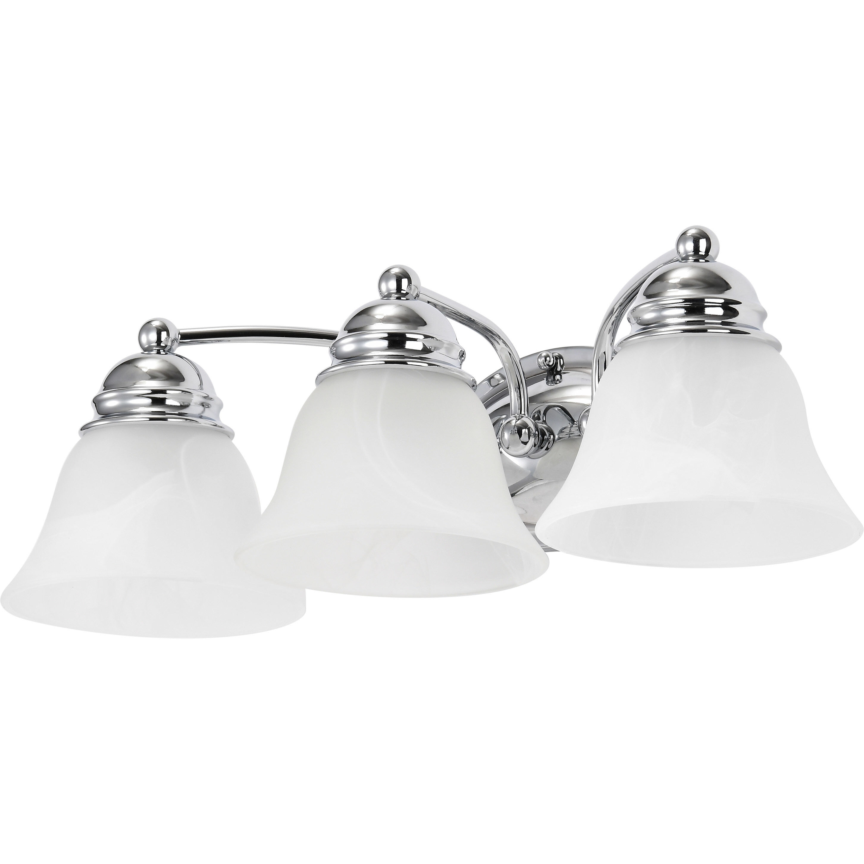 Empire 3 Light 21 inch Polished Chrome Vanity Light Wall Light
