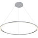 Tania 51.25 inch Silver Chandelier Ceiling Light
