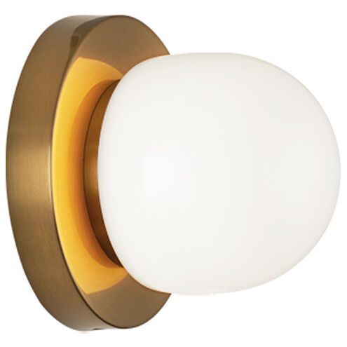 Pizzazz Wall Sconce Wall Light in Aged Gold Brass