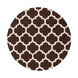 Pollack 96 X 96 inch Dark Brown Indoor Area Rug, Round