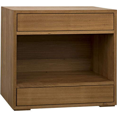 SL05 30 X 27 inch Gold Teak Side Table