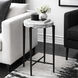 Calder 24 X 16 inch White and Black Accent Table