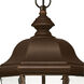 Clifton Park LED 11 inch Copper Bronze Outdoor Hanging Lantern