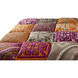 Gramercy 20 inch Fuchsia / Burnt Orange Accent Pillow