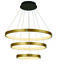 Kinsley LED 32 inch Brushed Gold Foyer Chandelier Ceiling Light