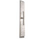 Glacier LED 5 inch Beige Silver Indoor Sconce Wall Light in 3000K LED, Metallic Beige Silver, Double