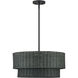 Weavington 4 Light 21 inch Black Pendant Chandelier Ceiling Light