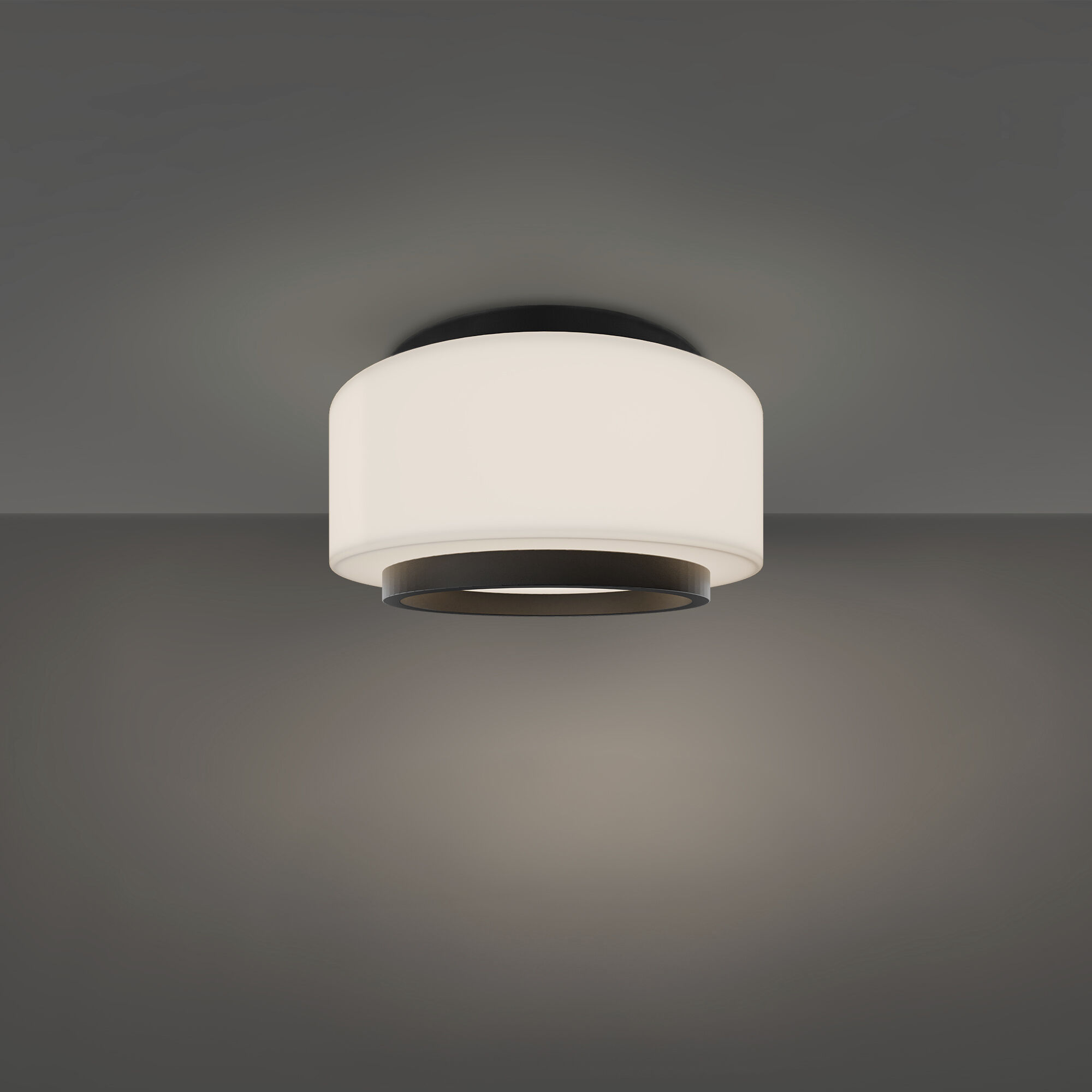 Preston LED 7.8 inch Black Indoor Ceiling Lighting in 2700K