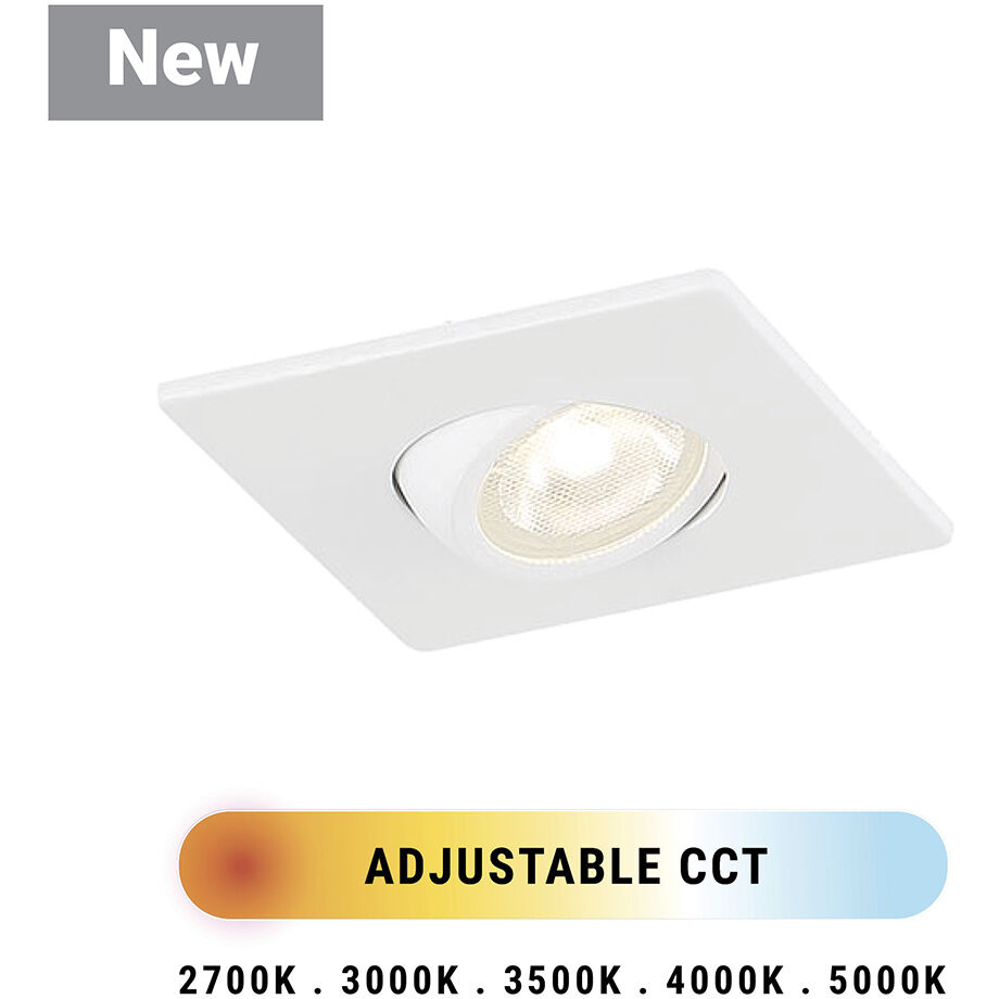 Midway LED White Recessed Fixture