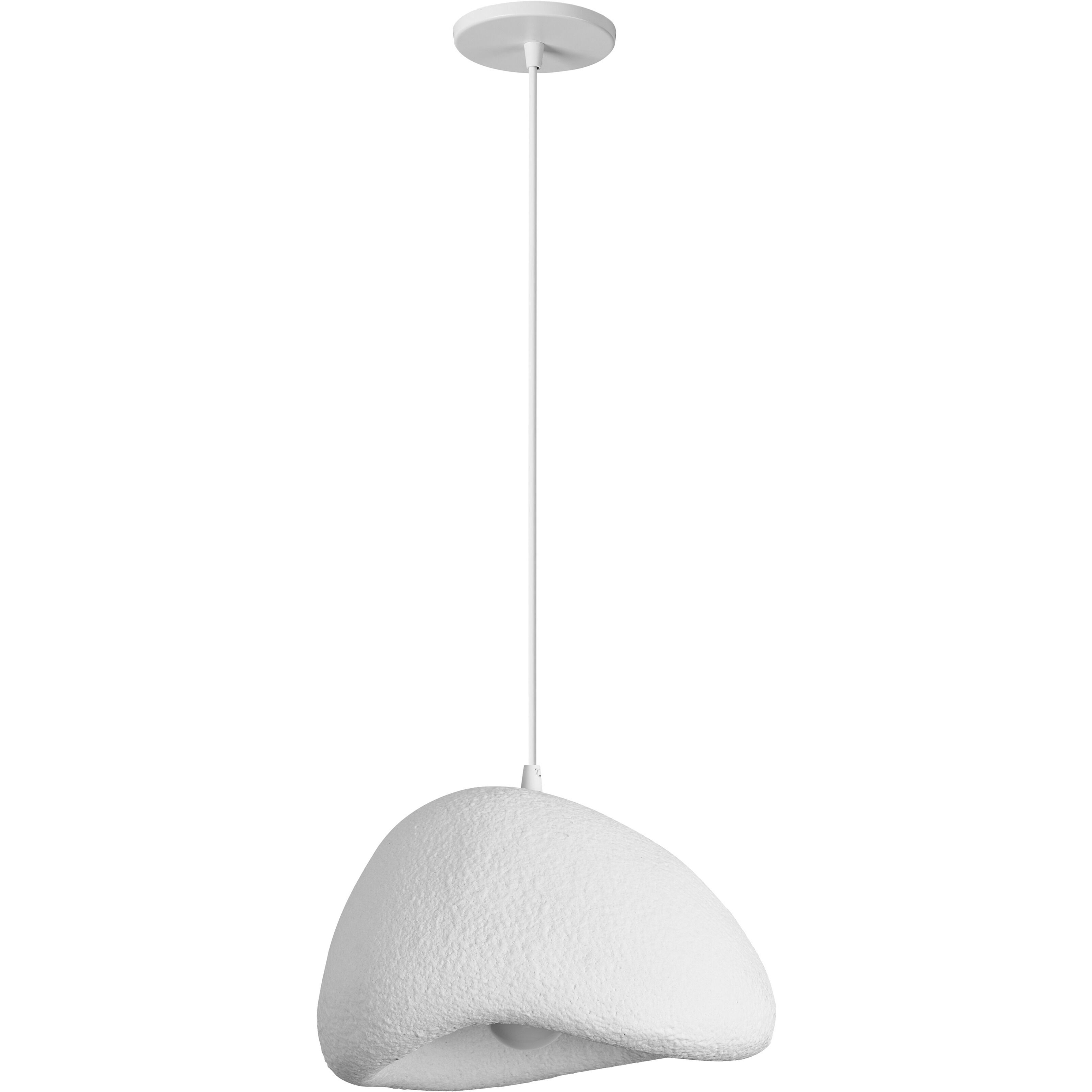 Pilar LED 15.75 inch Matte White Pendant Ceiling Light