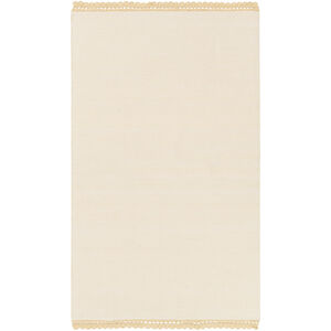Grace 120 X 96 inch Yellow and Neutral Area Rug, Cotton