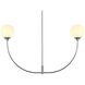 Nyomi 2 Light 42 inch Chrome Chandelier Ceiling Light