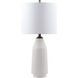 Lonic 27 inch 100 watt Light Grey Table Lamp Portable Light