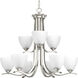 Antelo View Dr 9 Light 28 inch Brushed Nickel Chandelier Ceiling Light