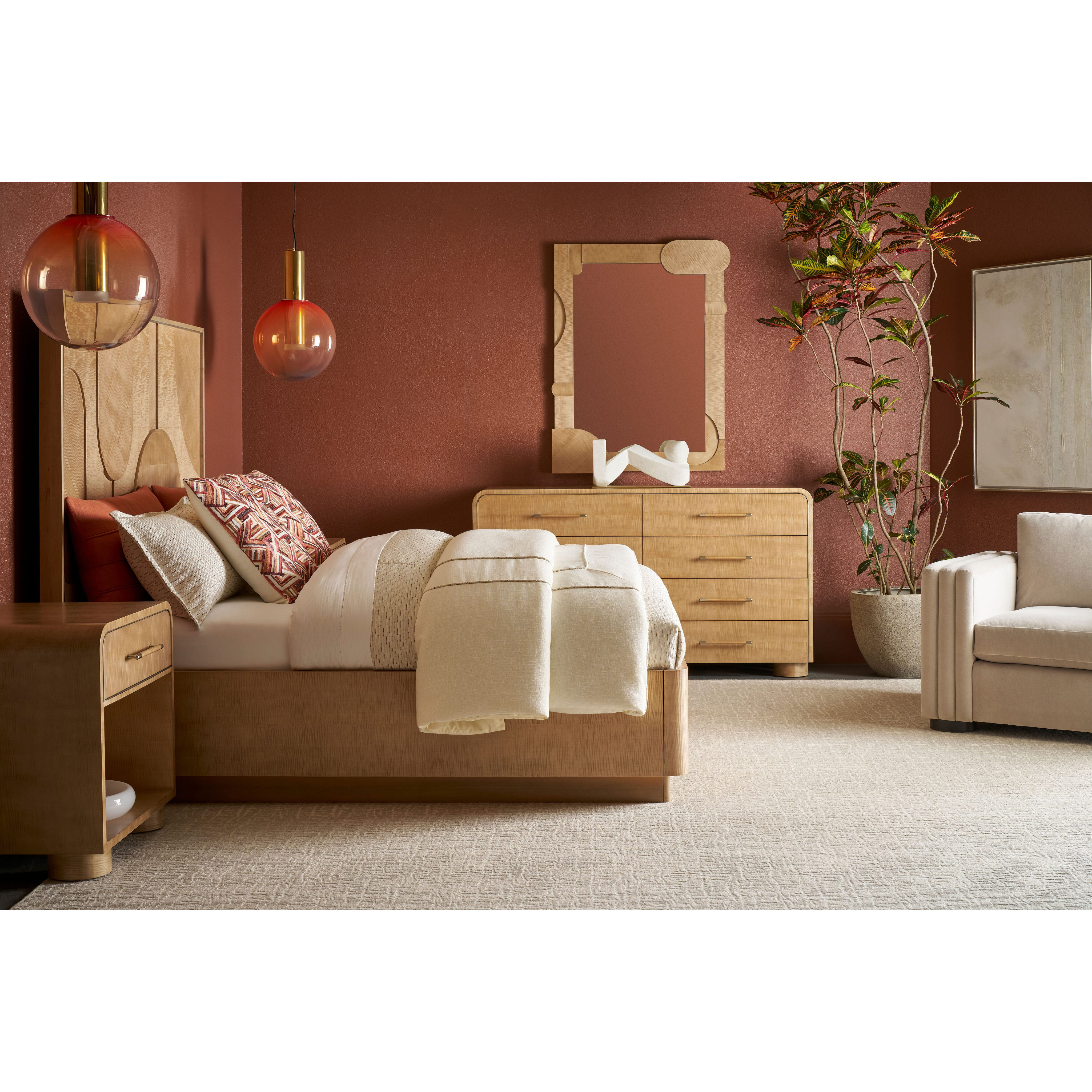 Origins Sesame US King Bed, Wooden