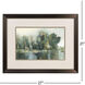 Texture Treeline Green and White Framed Art, Propac