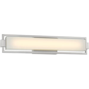 Opening Act LED 24 inch Brushed Nickel Bath Vanity Light Wall Light