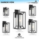 Harbor View 4 Light 30 inch Sand Coal Outdoor Wall Mount, Great Outdoors