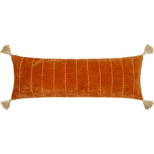 Velvet Kantha 36 inch Pillow Kit, Lumbar