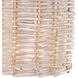 Nantucket 1 Light 7.5 inch Natural Brass Wall Sconce Wall Light