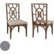 Teak Patio 25 X 22 inch Gray Outdoor Cushion, Dining Chair Cushion