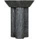 Nox 22 X 18 inch Black Marble Side Table