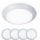 Disc LED 7.4 inch White Flush Mount Ceiling Light in 3000K, WAC Limited