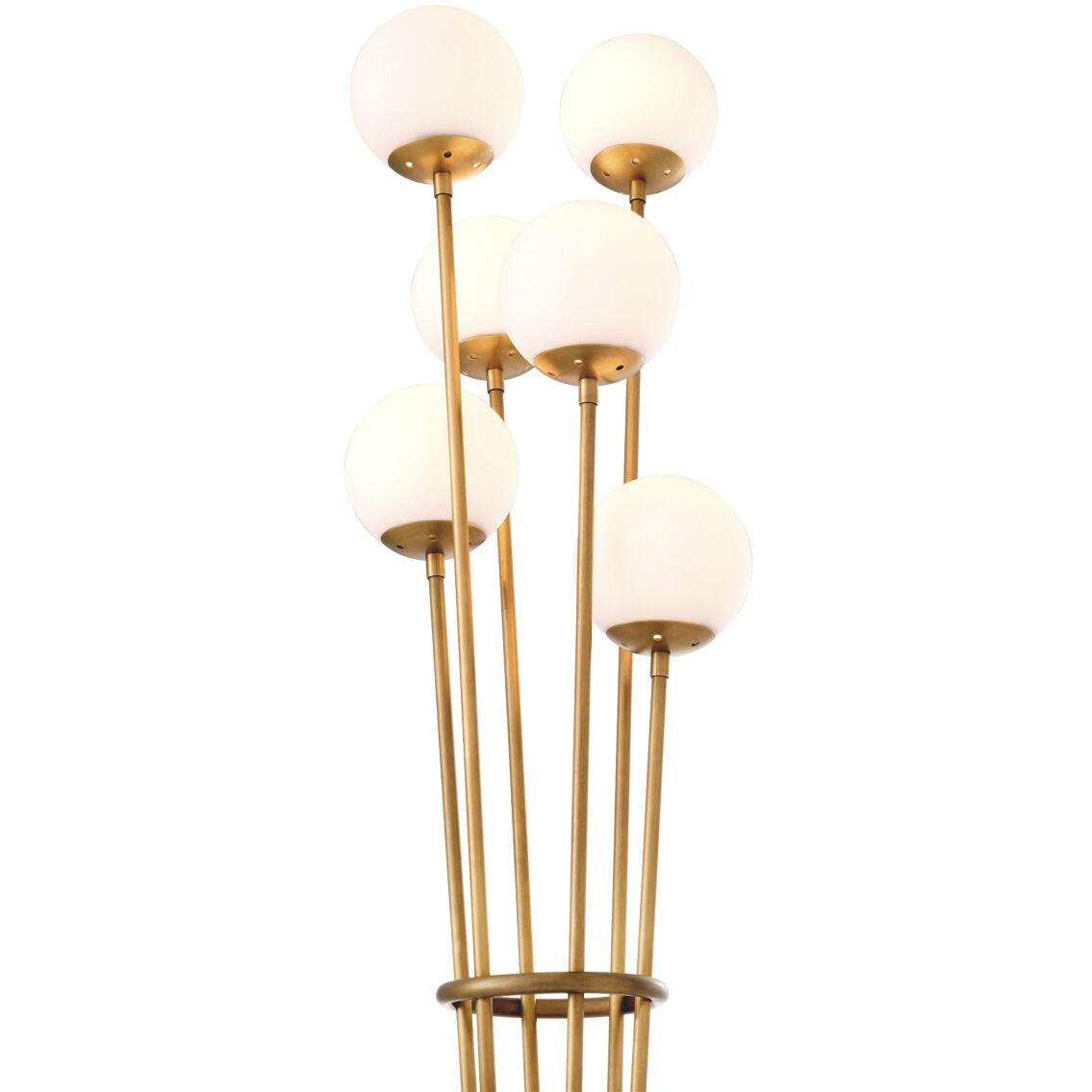 Tortora 66.54 inch 40 watt Antique Brass Floor Lamp Portable Light