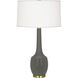 Delilah 34.31 inch 150 watt Ash Table Lamp Portable Light