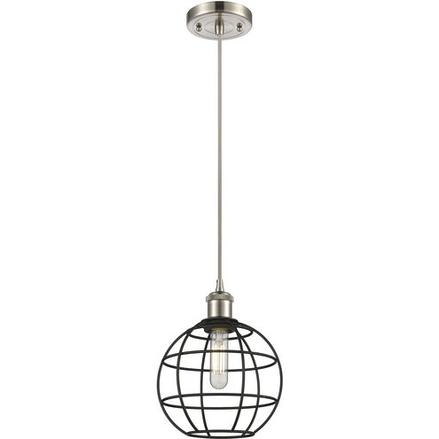 Lake Placid 1 Light 8 inch Satin Nickel Pendant Ceiling Light