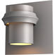 Twilight 1 Light 7.1 inch Coastal Burnished Steel Outdoor Sconce, Small