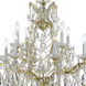 Maria Theresa 13 Light 28 inch Gold Chandelier Ceiling Light in Clear Swarovski Strass