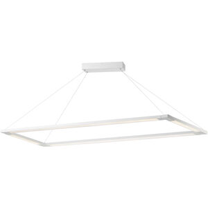 Rotator LED 18.75 inch Matte White Single Pendant Ceiling Light