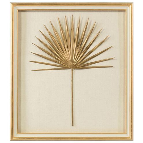 Palmetto Frond II Wall Decor, 3D