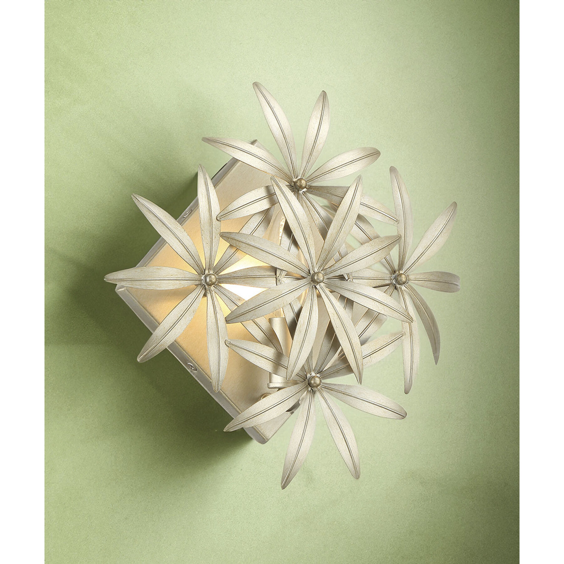 Flower Child 1 Light 12 inch Ambry Gold Wall Sconce Wall Light