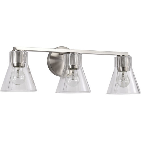 Gianna 24 inch Brushed Nickel Vanity Wall Light