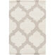 Frontier 36 X 24 inch Neutral and Gray Area Rug, Wool