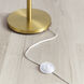 kate spade new york Monroe 61.88 inch 9 watt Burnished Brass with Coral Floor Lamp Portable Light in Burnished Brass / Coral