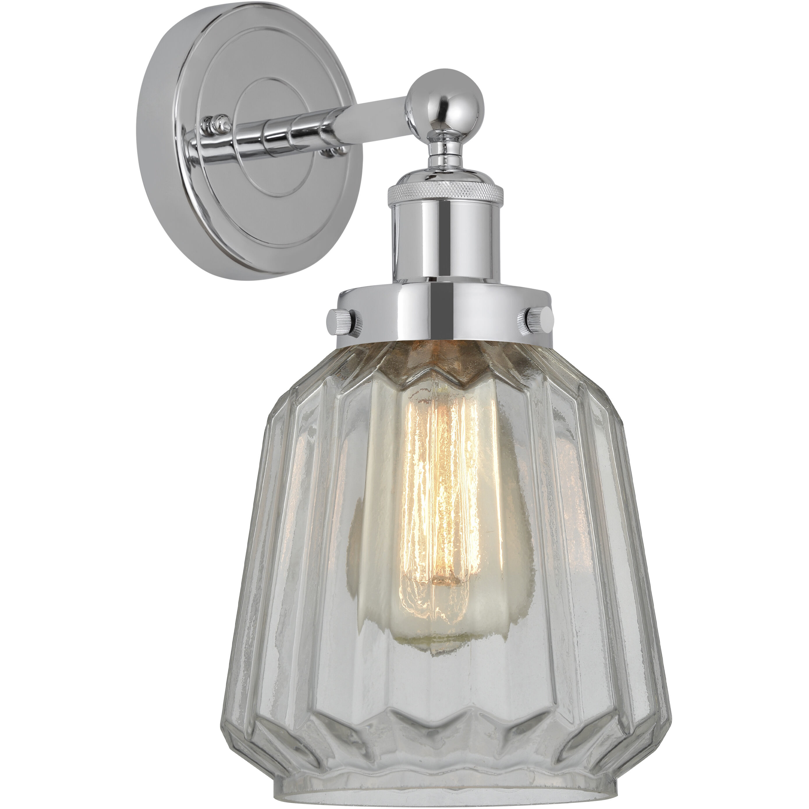 Chatham 1 Light 6.5 inch Polished Chrome Sconce Wall Light