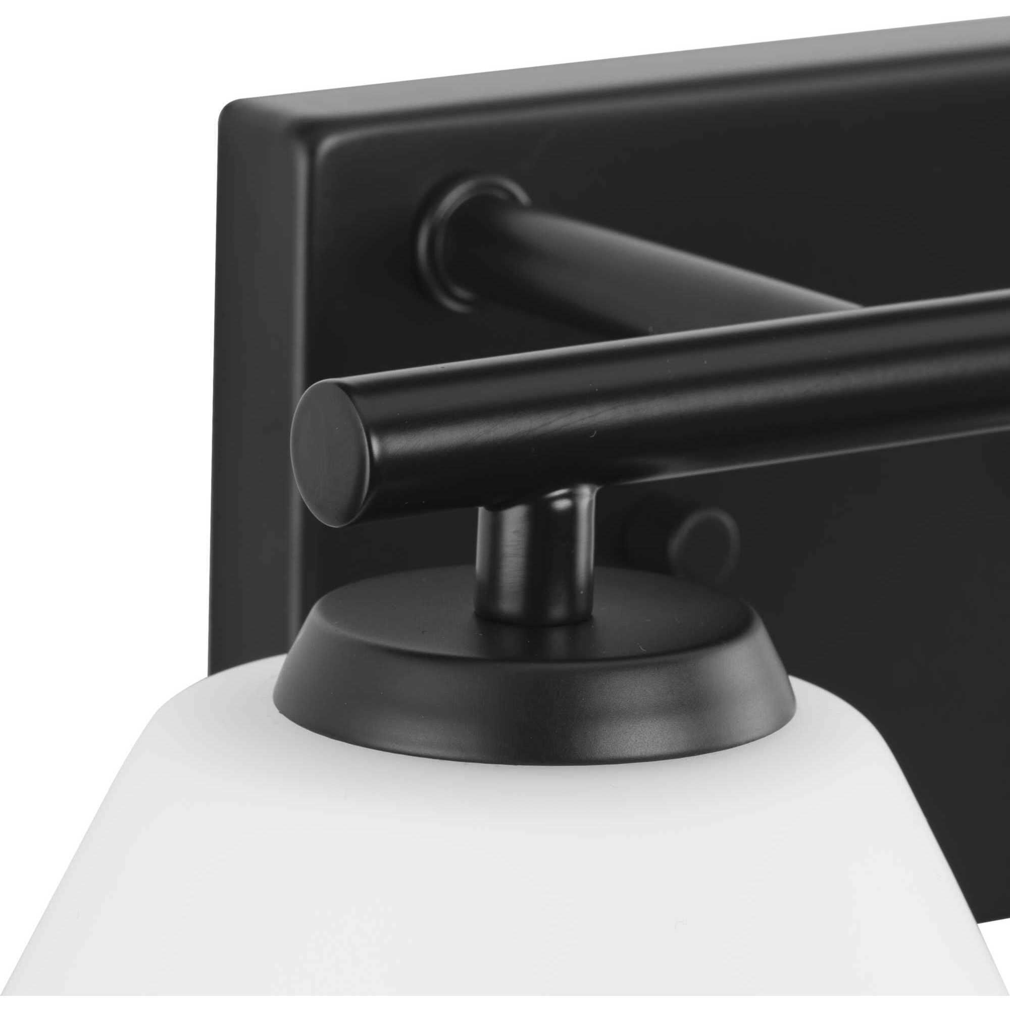 Copeland 2 Light 15 inch Matte Black Vanity Light Wall Light