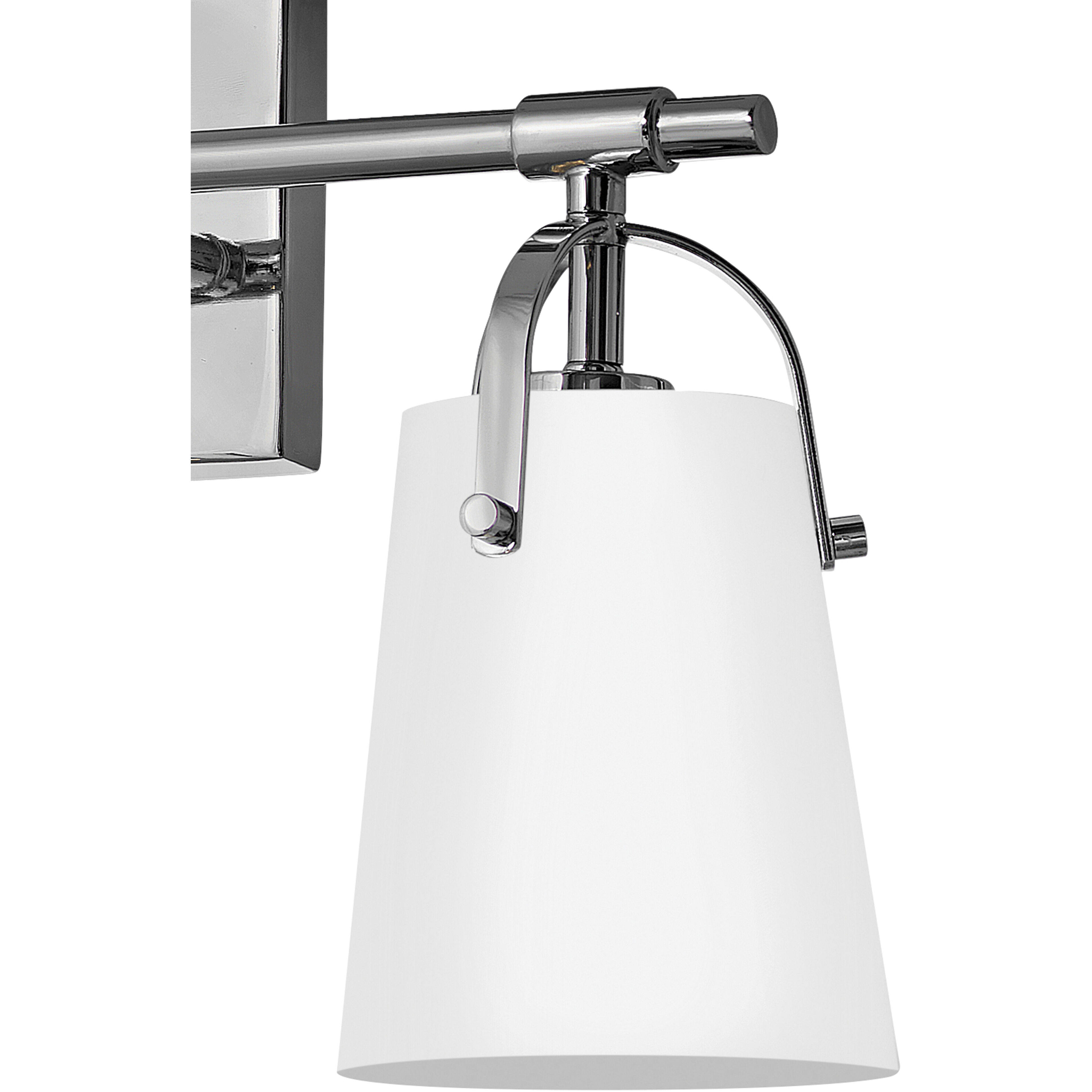 Foster 3 Light 22.75 inch Chrome Bath Light Wall Light in Etched Opal