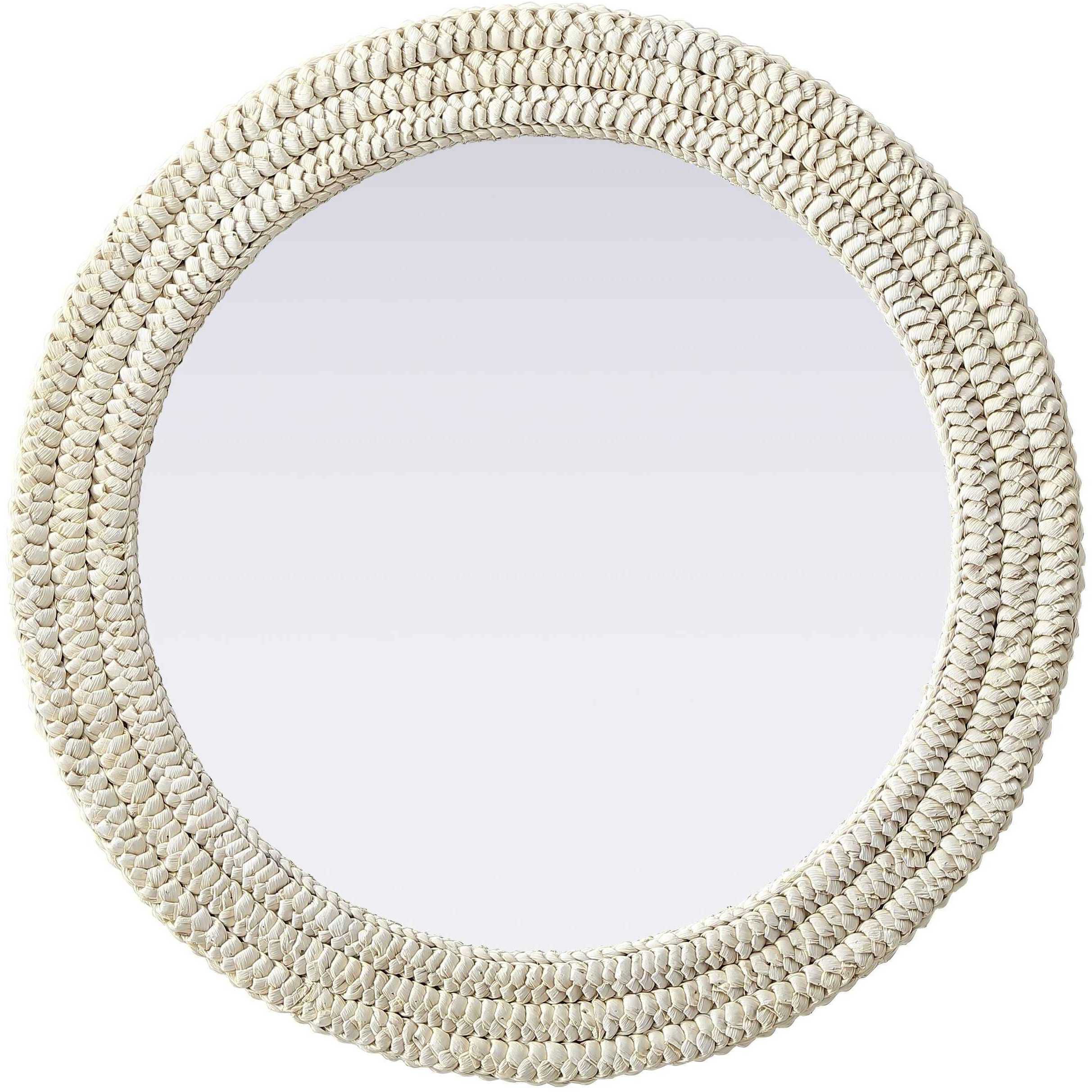 Marlowe 30 X 30 inch Linen White Mirror