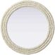 Marlowe 30 X 30 inch Linen White Mirror