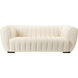 Rochelle Cream / Black Sofa