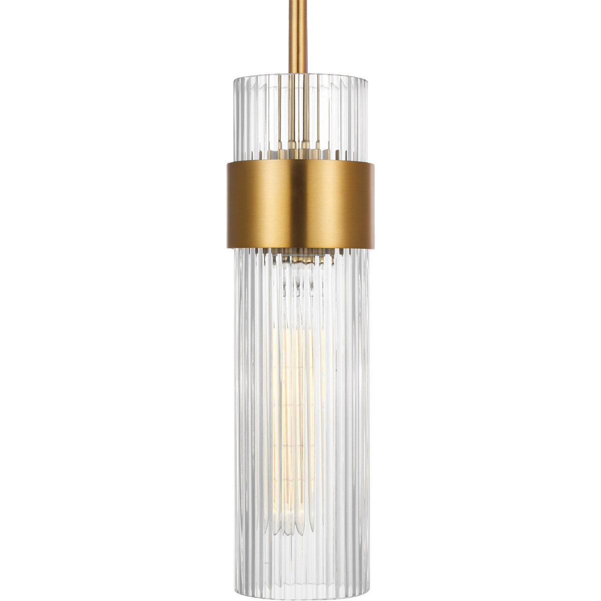 C&M by Chapman & Myers Geneva 1 Light 5 inch Burnished Brass Pendant Ceiling Light