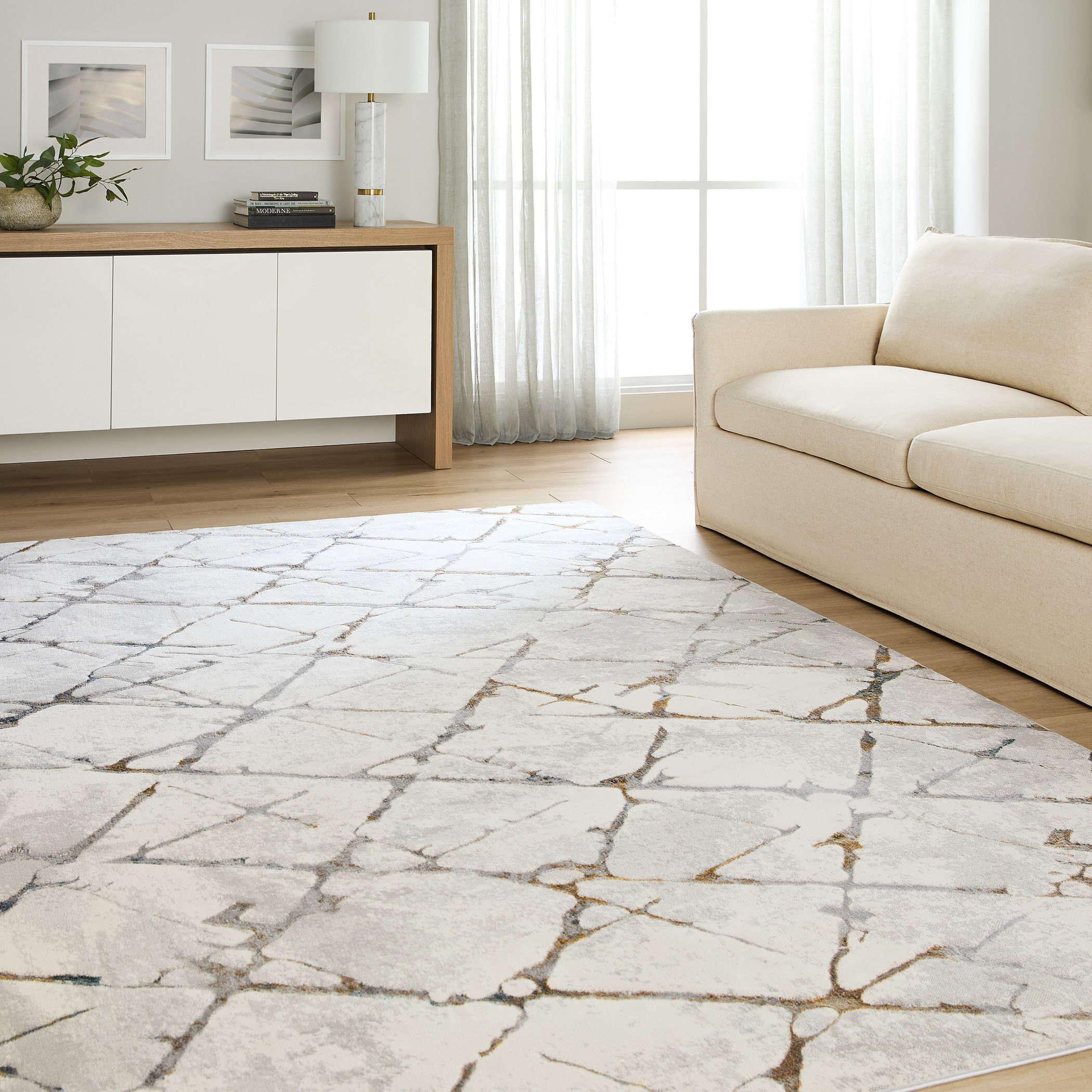 Adara 158 X 118 inch Mineral Tones Rug in 10 x 13