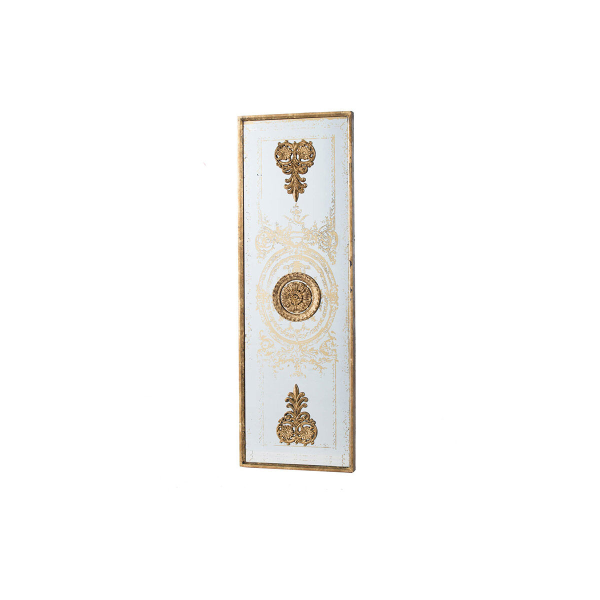 Anita 48 X 15.9 inch Clear and Gold Wall Mirror