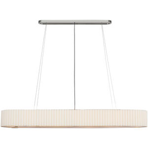 Ian K. Fowler Palati LED 72 inch Polished Nickel Linear Chandelier Ceiling Light, Extra Large