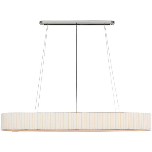 Ian K. Fowler Palati LED 72 inch Polished Nickel Linear Chandelier Ceiling Light, Extra Large