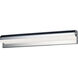 Waterfall LED 30 inch Polished Chrome Bath Vanity Light Wall Light